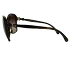 Chanel Sunglasses Dark Brown Ribbon CC Logo Eyewear — view 2