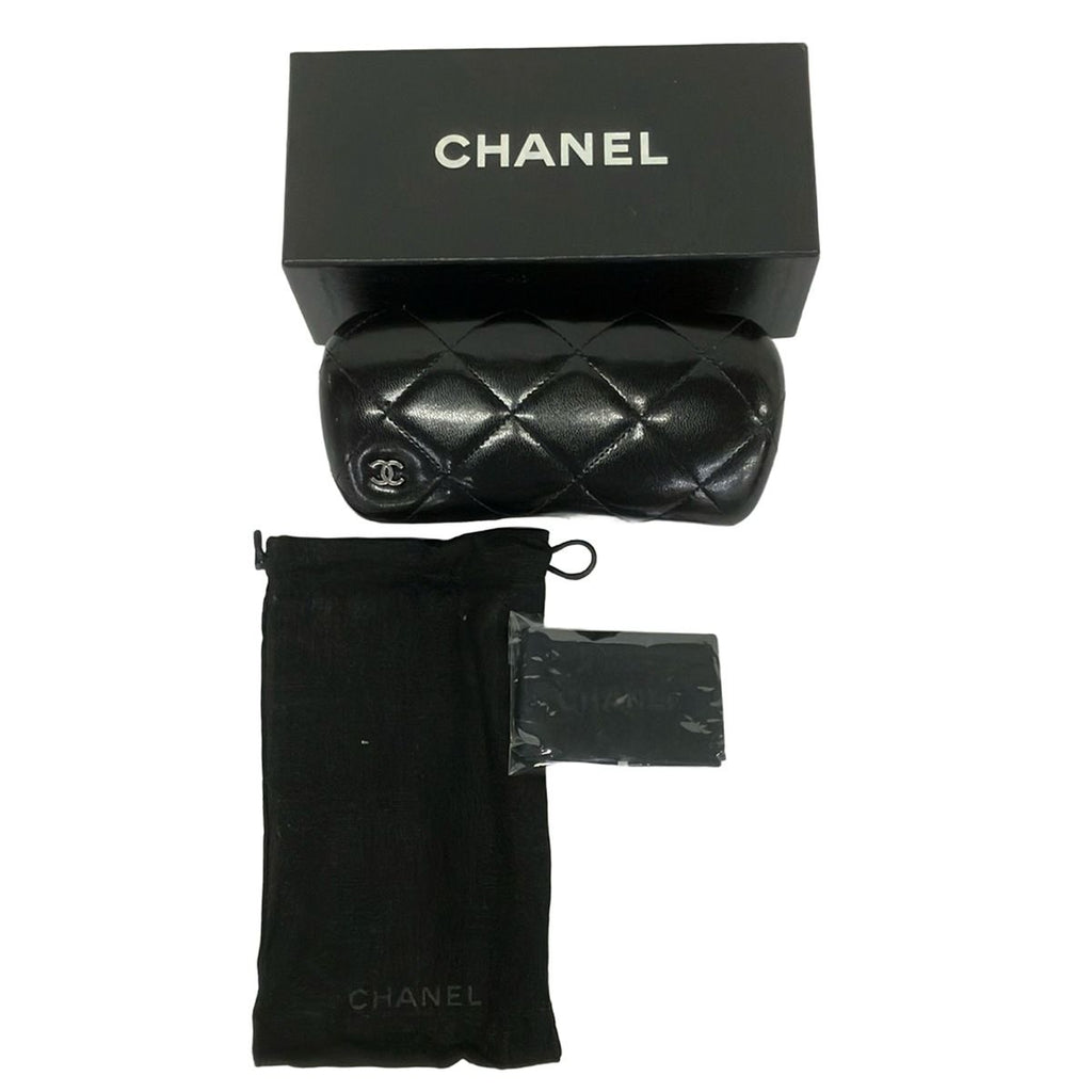 Chanel Sunglasses Dark Brown Ribbon CC Logo Eyewear — view 5