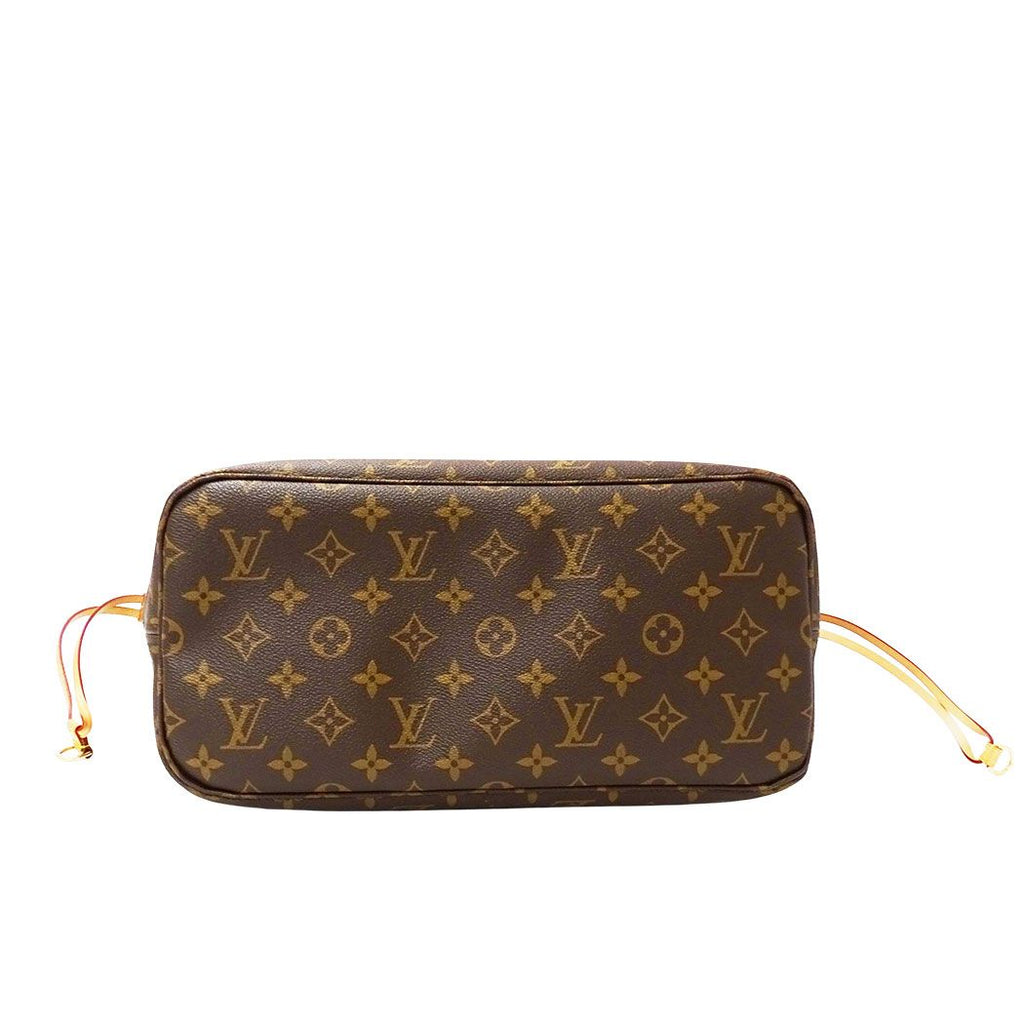 Louis Vuitton Tote Monogram Canvas Neverfull MM Cerise Red Brown Dedicated — view 3