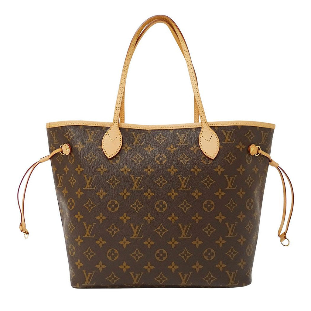 Louis Vuitton Tote Monogram Canvas Neverfull MM Cerise Red Brown Dedicated — view 2