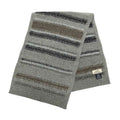 Hermes Knit Scarf Fade Stripe Wool Cashmere Gray Sweater