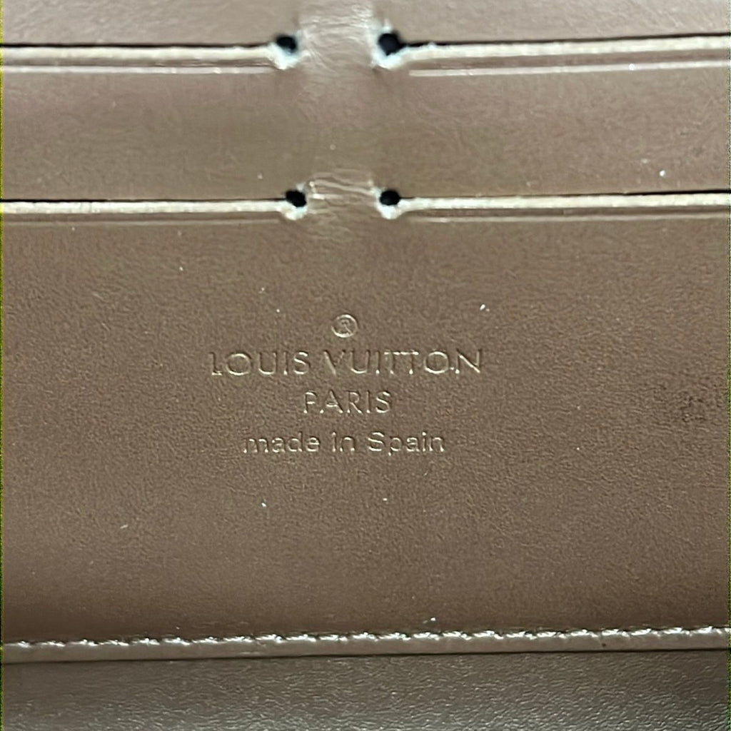 Louis Vuitton Wallet Monogram Vernis Zippy Mordore Leather — view 5