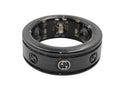 Gucci Ring Aura Interlocking Le1 Black Titanium Oura
