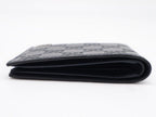 Gucci Bifold Wallet Guccissima Navy Leather Silver Wallet — view 6