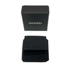 Chanel Earrings CC Logo Gold Clear Pink Shell — view 5