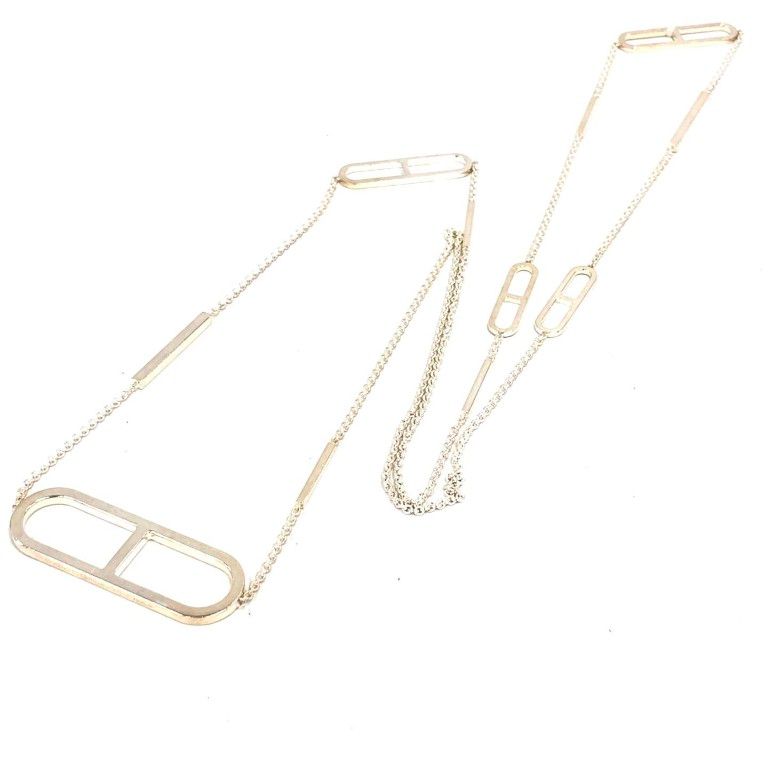 Hermes Necklace Ever Chaine D'ancre Silver — view 4