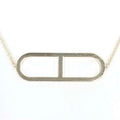 Hermes Necklace Ever Chaine D'ancre Silver