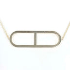 Hermes Necklace Ever Chaine D'ancre Silver