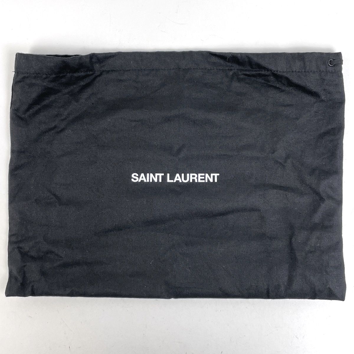 Saint Laurent Kate Monogram Chain Shoulder Bag Leather Black — view 9
