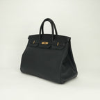 Hermes Birkin 40 Tote Ardennes Noir Black Gold — view 2