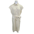 Hermes Silk Series Button Sleeveless Dress 36
