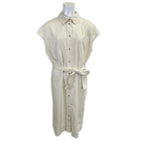 Hermes Silk Series Button Sleeveless Dress 36