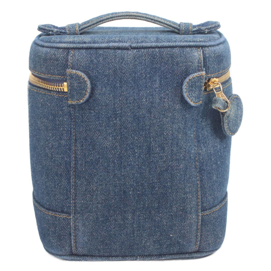 Chanel Indigo Denim Vertical Vanity — view 3
