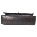 Chanel Black Lambskin Gold Quilted 25 Shoulder — view 5