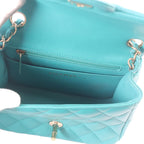 Chanel 23 Emeraldgreen Rum Gold Mini Quilted 17 Shoulder — view 8
