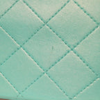 Chanel 23 Emeraldgreen Rum Gold Mini Quilted 17 Shoulder — view 7