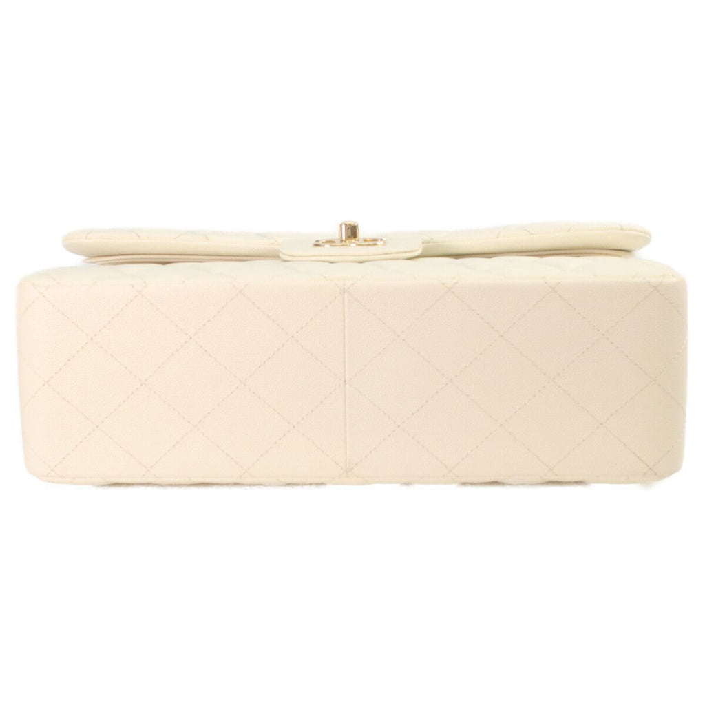 Chanel Ivory Caviar Gold Double Flap Maxi Quilted 30 — view 2