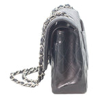 Chanel Black Lamb Silver Quilted 25 Shoulder — view 2