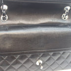 Chanel Black Lamb Silver Quilted 25 Shoulder — view 8