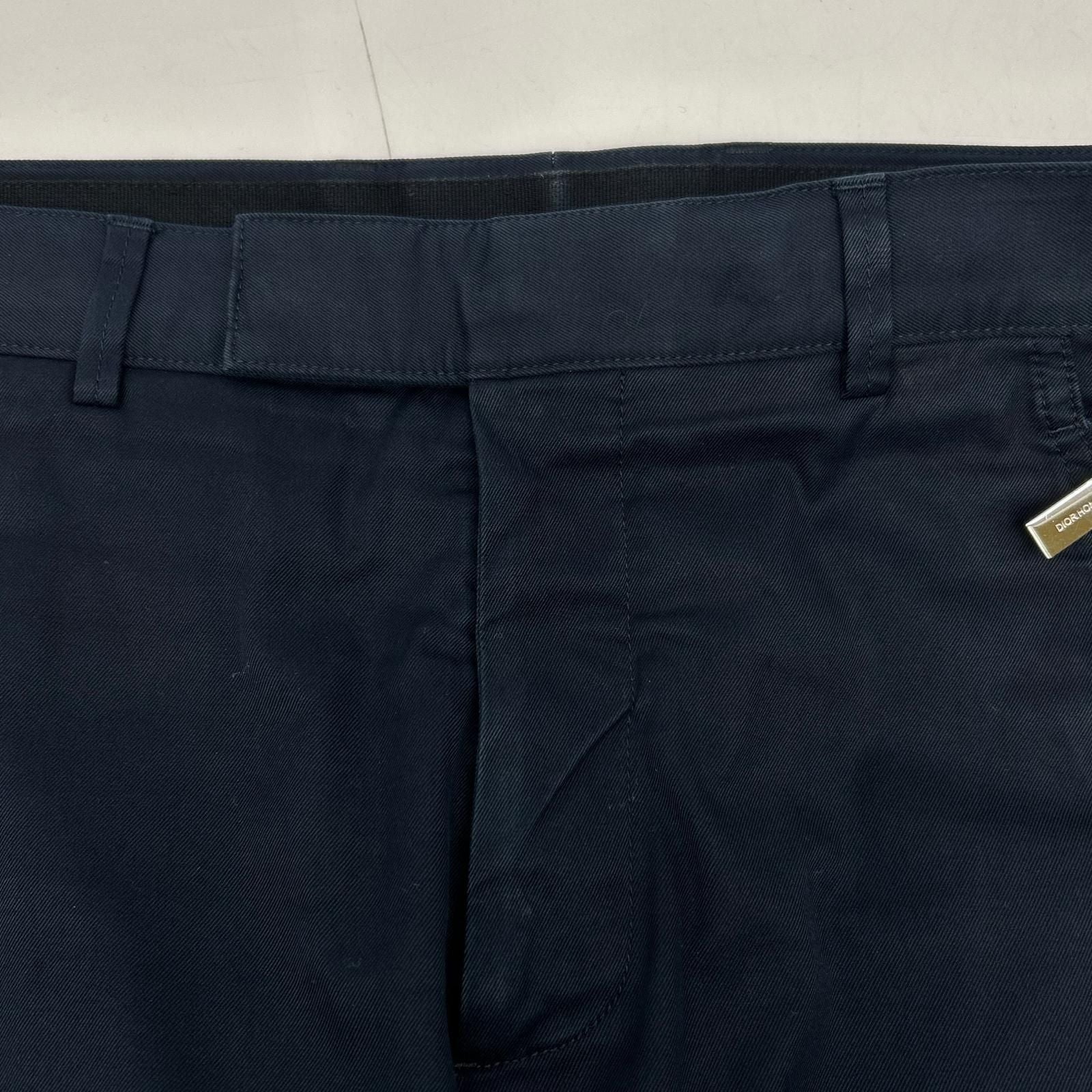 Dior Homme Black Cropped Pants 48 — view 6