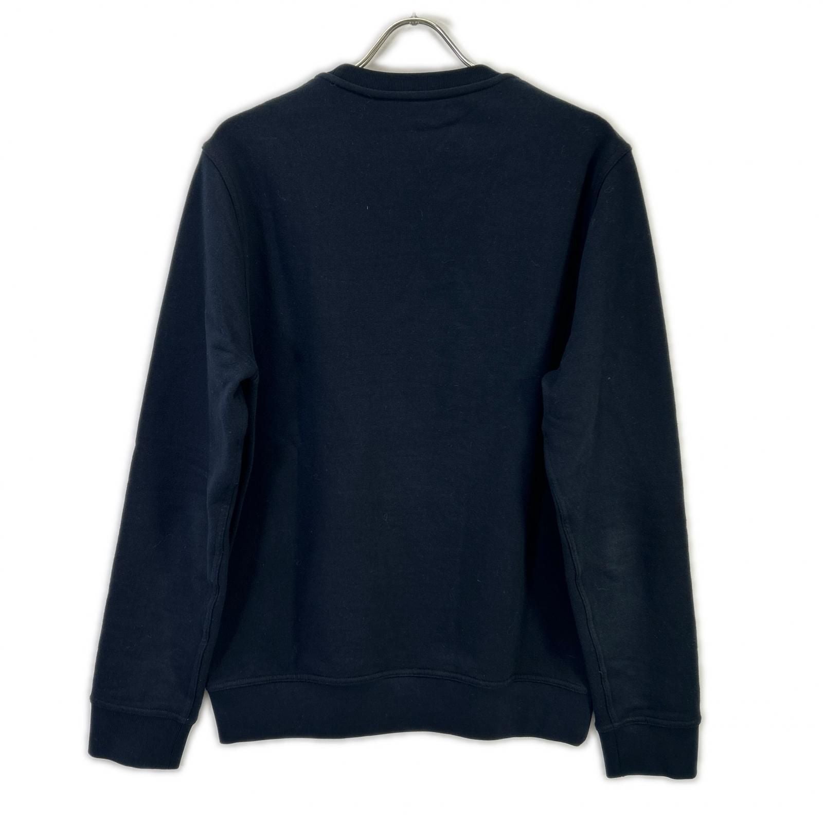 Hermes Navy Leather Patch Sweatshirt — view 2