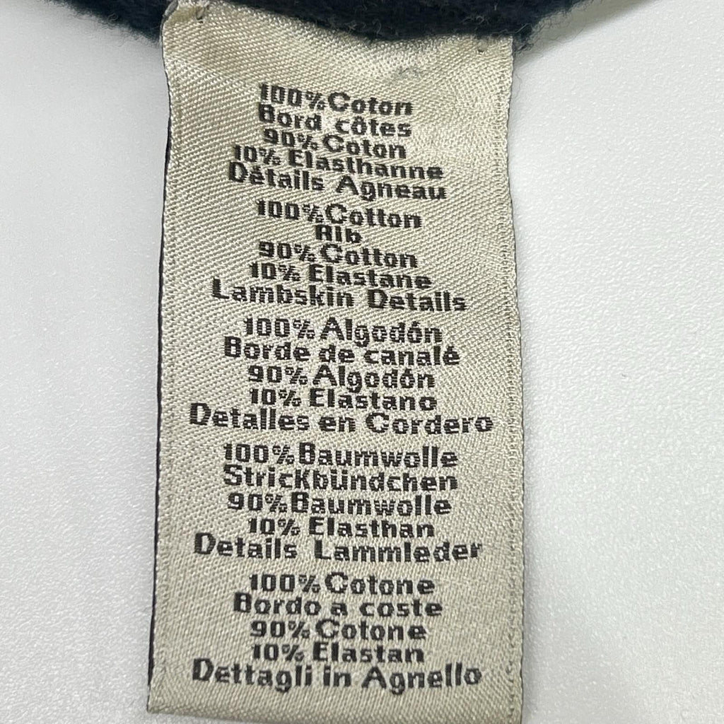 Hermes Navy Leather Patch Sweatshirt — view 4