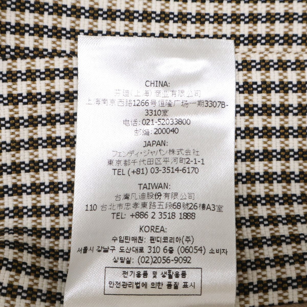 Fendi Aksm Gunclub Check Jacket Shorts Nts Set 38 — view 7