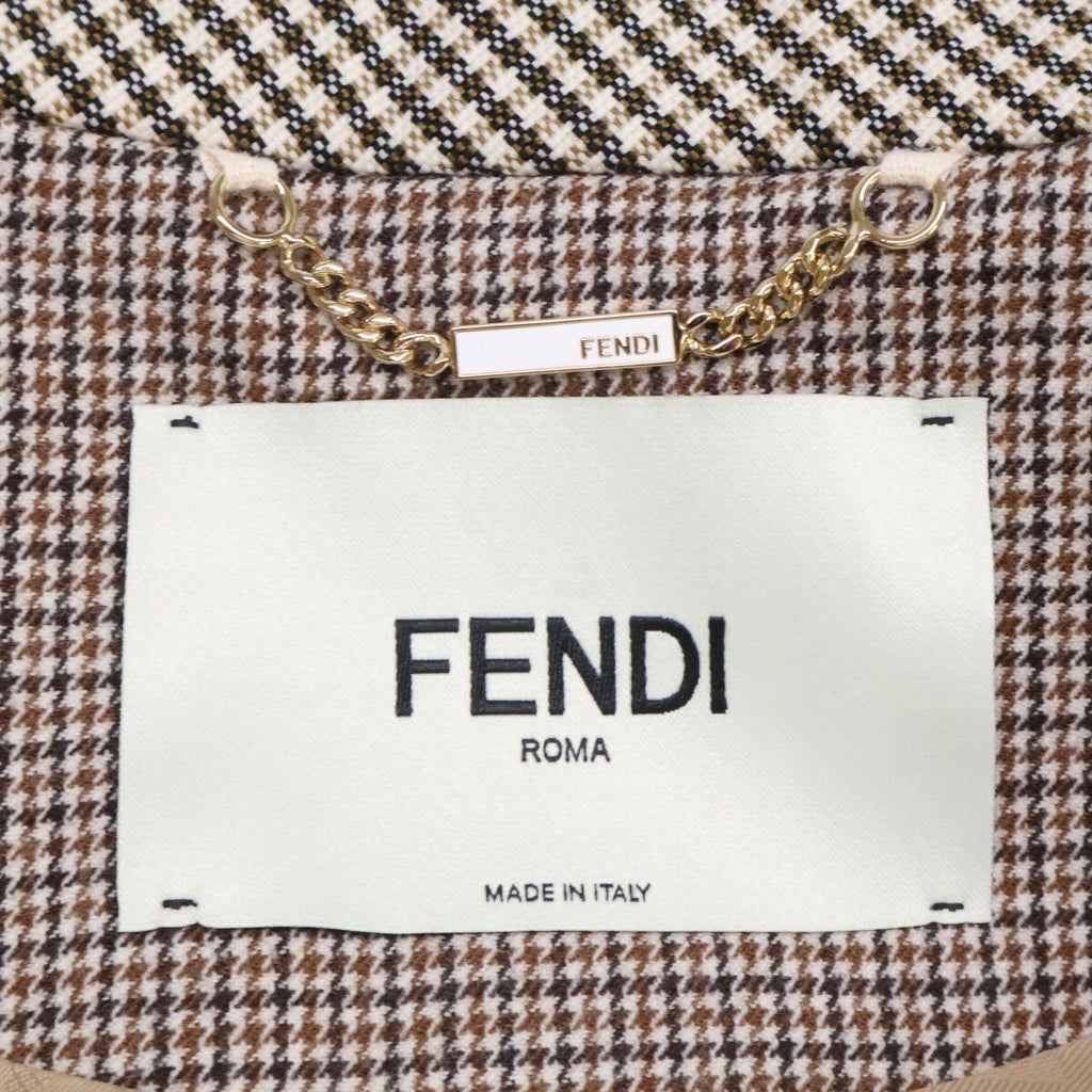 Fendi Aksm Gunclub Check Jacket Shorts Nts Set 38 — view 5