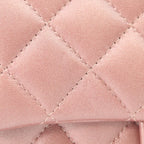 Chanel Metallic Pink Lum Silver Mini Quilted 20 Shoulder — view 7