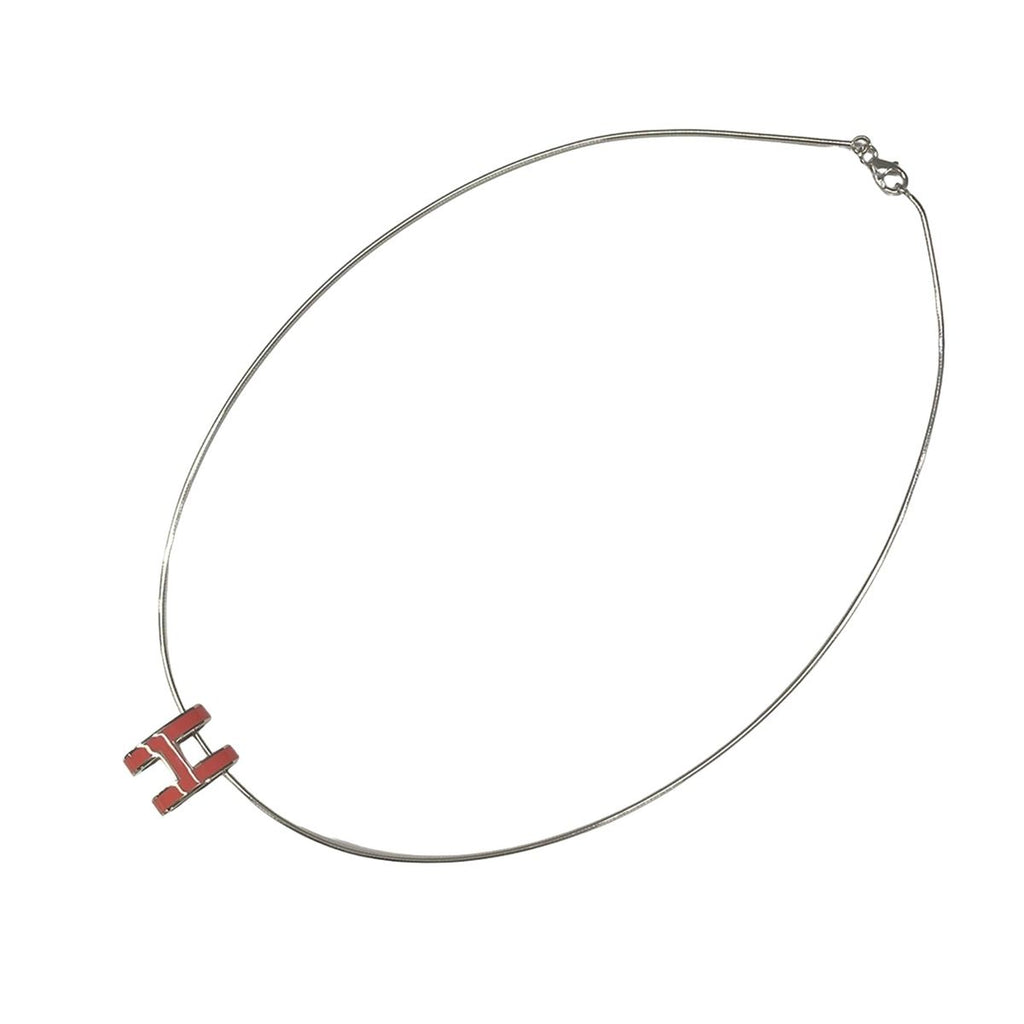 Hermes Necklace Pop Silver Pink — view 2