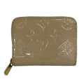 Louis Vuitton Coin Case Monogram Vernis Zippy Purse Rose Florentine Leather