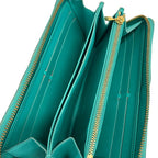 Louis Vuitton Wallet Monogram Vernis Zippy Blue Lagon Leather — view 3