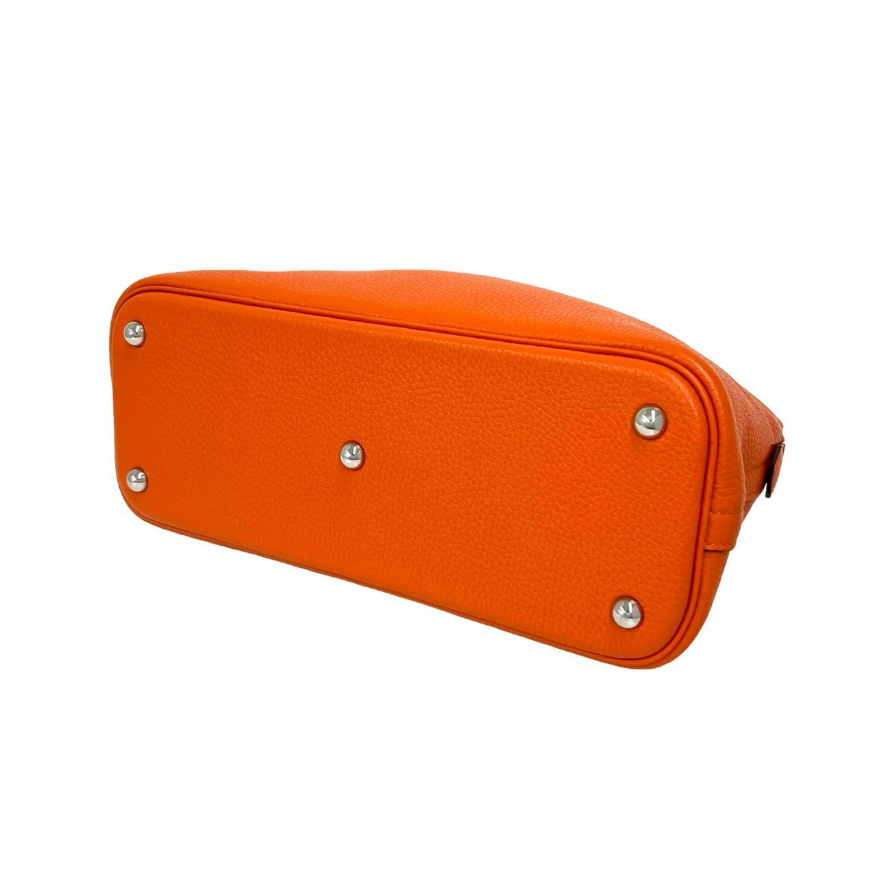Hermes Bolide 31 Taurillon Clemence Leather 2-Way Shoulder Bag Orange — view 8