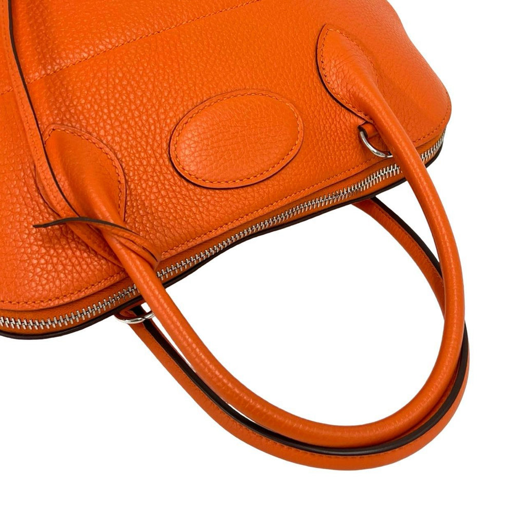 Hermes Bolide 31 Taurillon Clemence Leather 2-Way Shoulder Bag Orange — view 4