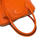 Hermes Bolide 31 Taurillon Clemence Leather 2-Way Shoulder Bag Orange — view 4