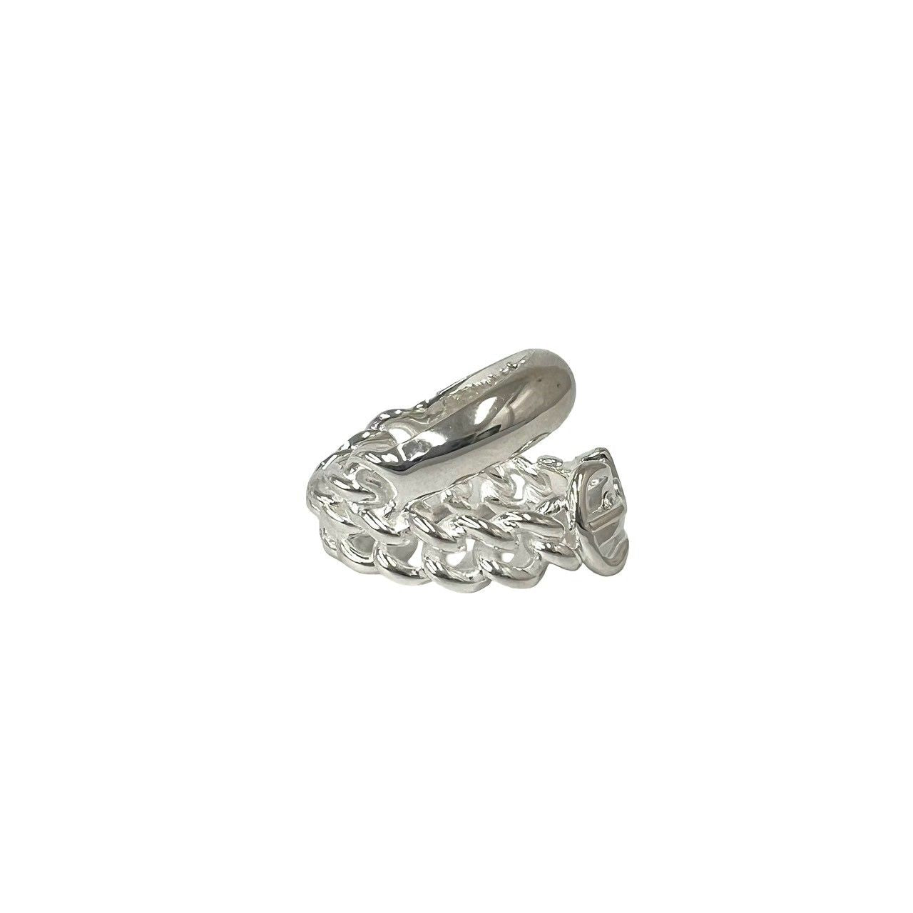 Hermes Book Ring 925 Sterling Silver — view 5