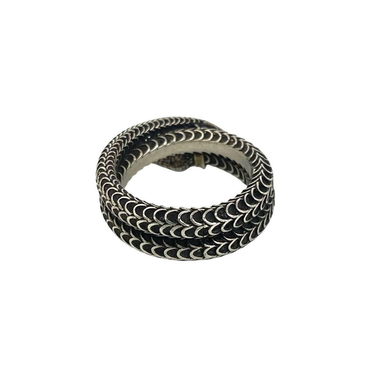 Gucci Bag Included Garden Snake Ring 925 Sterling Silver 19 — view 6