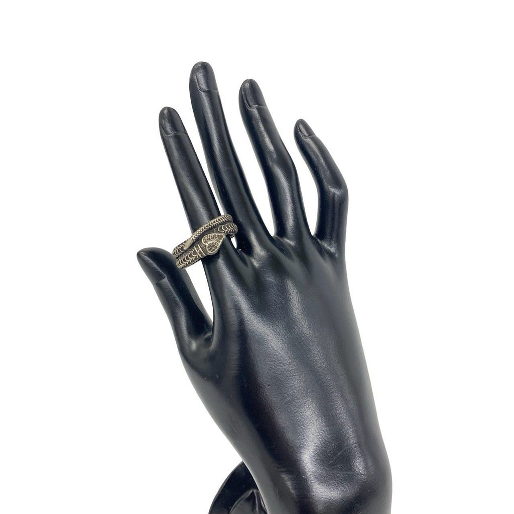Gucci Bag Included Garden Snake Ring 925 Sterling Silver 19 — view 2