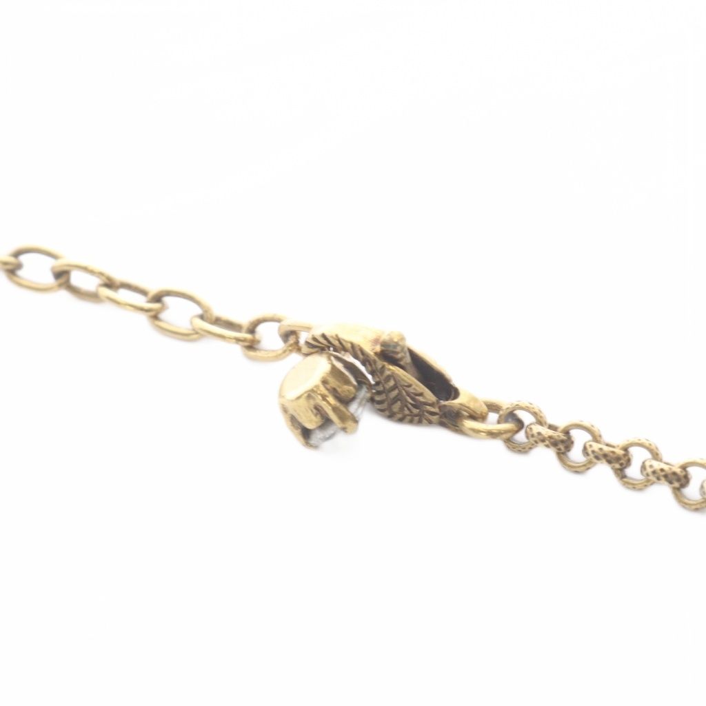 Gucci GG Crystal Pendant Gold Color Black — view 7