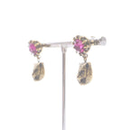 Gucci Cat Head Color Stone Earrings Gold — view 6