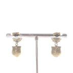Gucci Cat Head Color Stone Earrings Gold — view 5