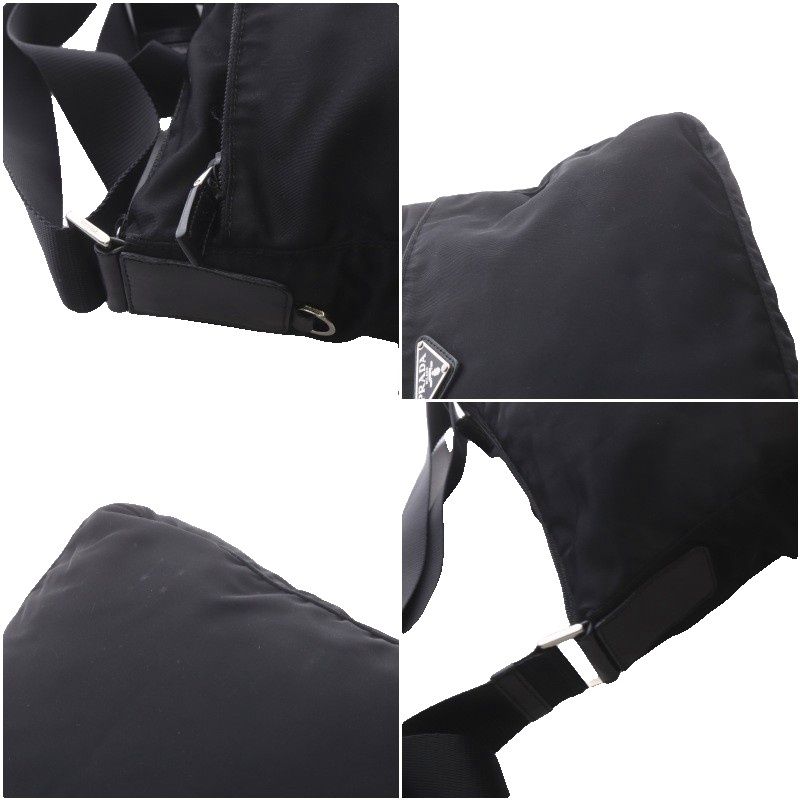 Prada Shoulder Bag Nylon Black — view 8