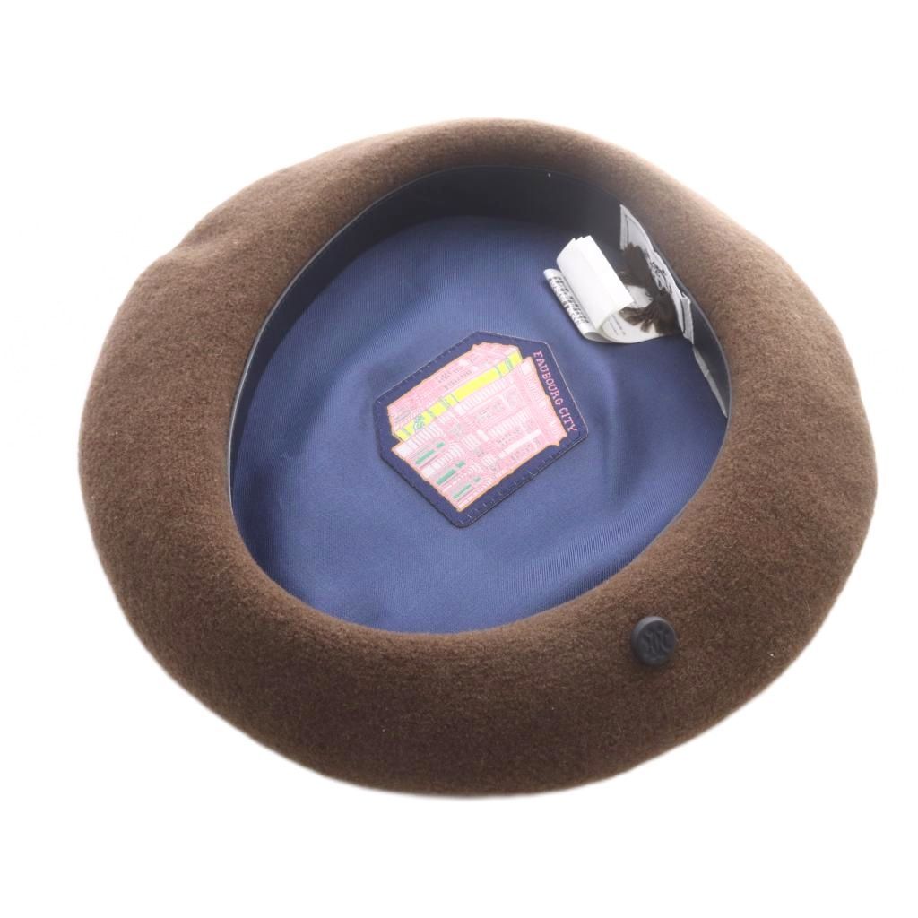 Hermes Bonnie Lift Beret 57 Brown — view 6