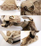 Gucci GG Canvas Pouch Abbey Mini Handbag Beige — view 4