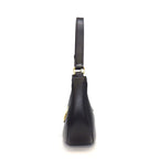 Celine Shoulder Bag Triomphe Black Smooth Calfskin — view 3