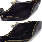 Celine Shoulder Bag Triomphe Black Smooth Calfskin — view 5