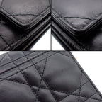 Dior Shoulder Bag Mistake Black Macro Cannage Lambskin Gold — view 8