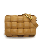 Bottega Veneta Shoulder Bag Padded Cassette Classic Camel Lambskin