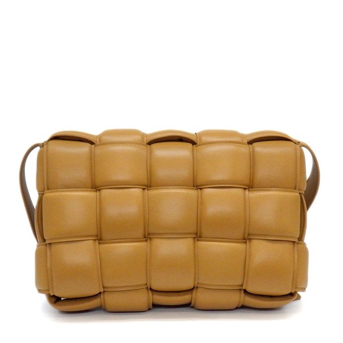 Bottega Veneta Shoulder Bag Padded Cassette Classic Camel Lambskin — view 2
