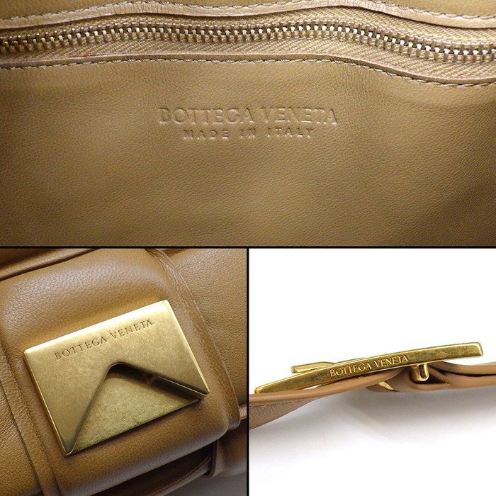 Bottega Veneta Shoulder Bag Padded Cassette Classic Camel Lambskin — view 7